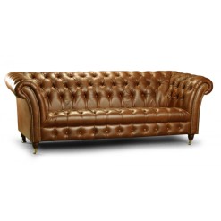 Bretby 2 Seater Leather Sofa
